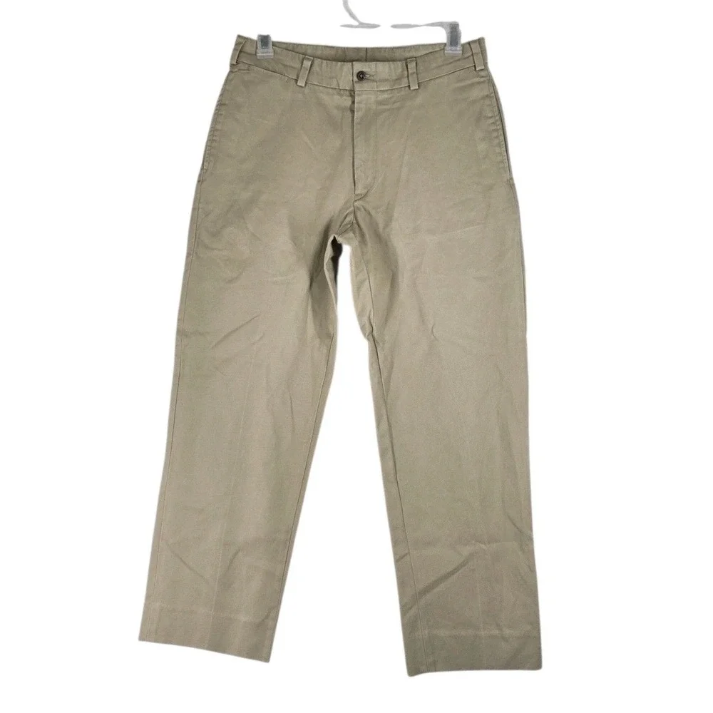 Vtg Bills Khakis M2 Classic Fit Pants Mens 34 (32.5x29.5) Tan Twill USA Lot Of 2